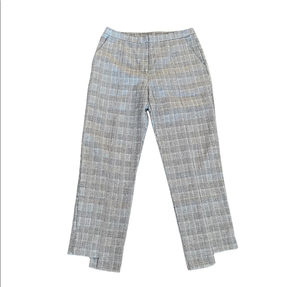 Evidnt Los Angeles plaid trouser pant zipper fly pockets size large